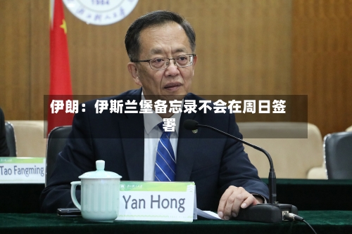 伊朗：伊斯兰堡备忘录不会在周日签署