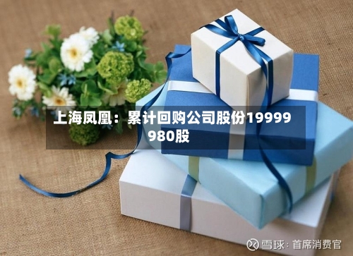 上海凤凰：累计回购公司股份19999980股