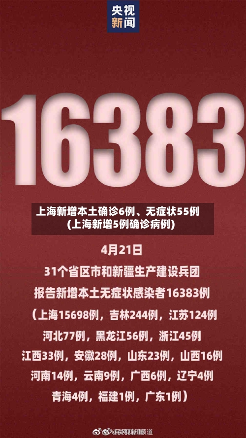 上海新增本土确诊6例	、无症状55例(上海新增5例确诊病例)-第2张图片