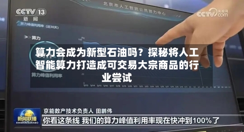 算力会成为新型石油吗?探秘将人工智能算力打造成可交易大宗商品的行业尝试-第2张图片