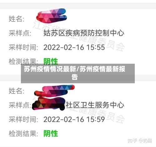 苏州疫情情况最新/苏州疫情最新报告-第1张图片