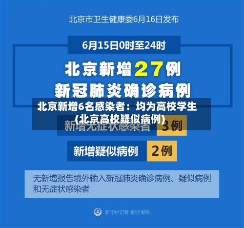 北京新增6名感染者:均为高校学生(北京高校疑似病例)
