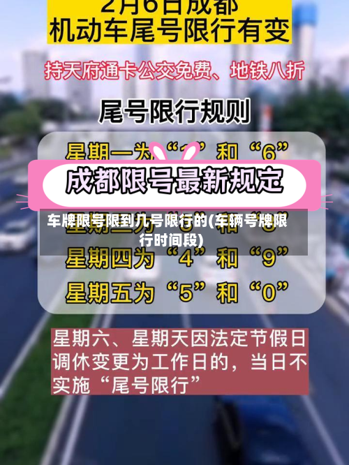 车牌限号限到几号限行的(车辆号牌限行时间段)