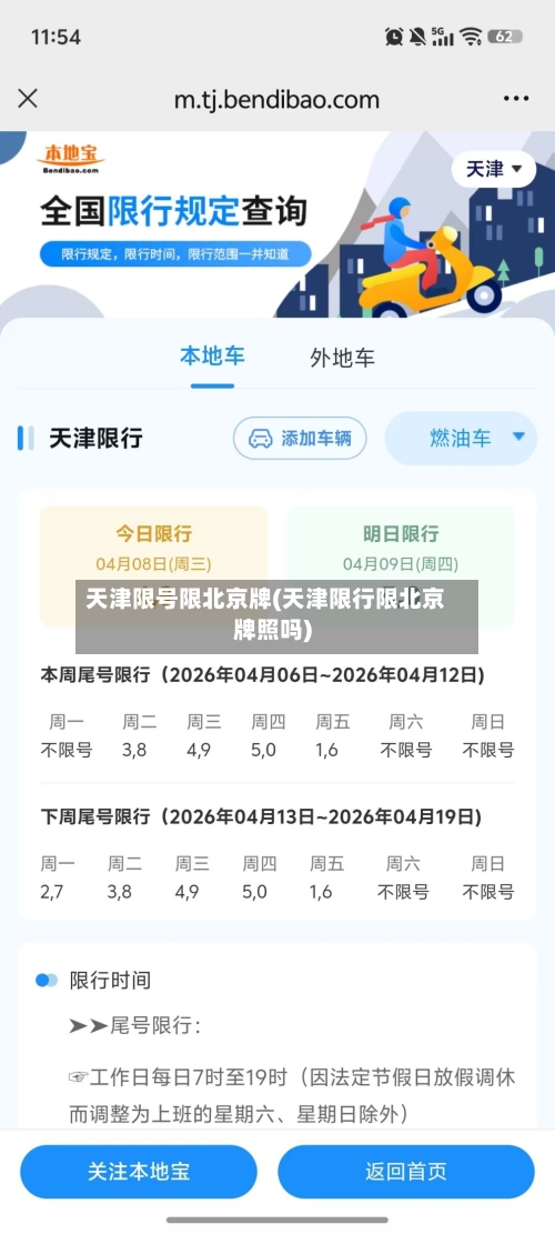 天津限号限北京牌(天津限行限北京牌照吗)-第2张图片